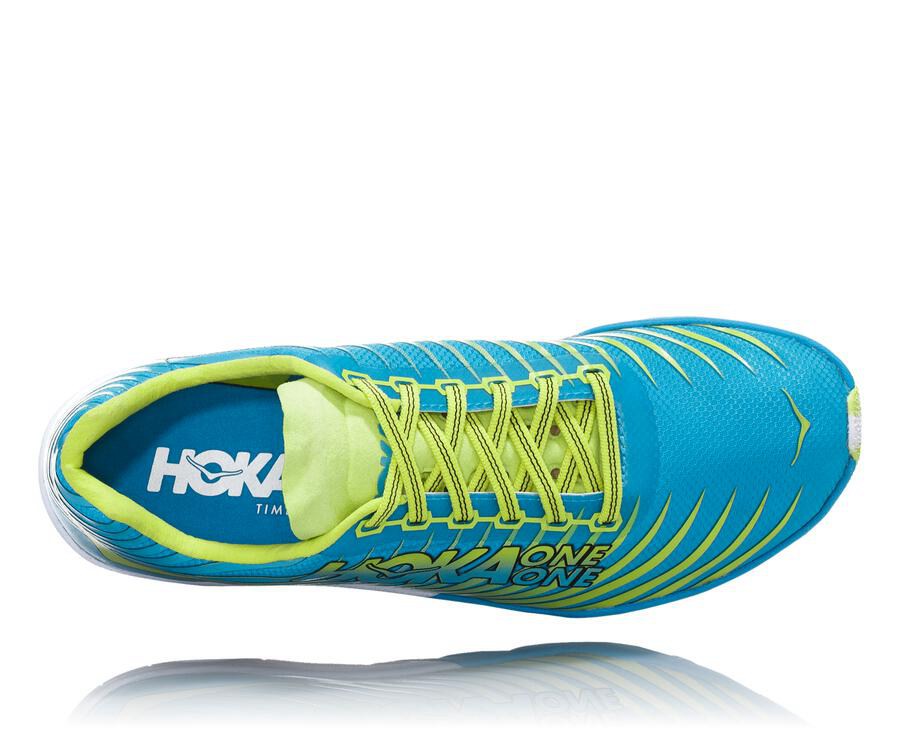 Hoka One One スニーカー メンズ 青/緑 - EVO XC - HQ7135248